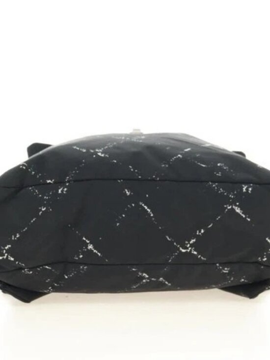 CHANEL New Travel line Backpack Nylon Black CC Auth BA12647V main image 15